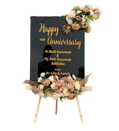 Papan Bunga Akrilik Pajangan